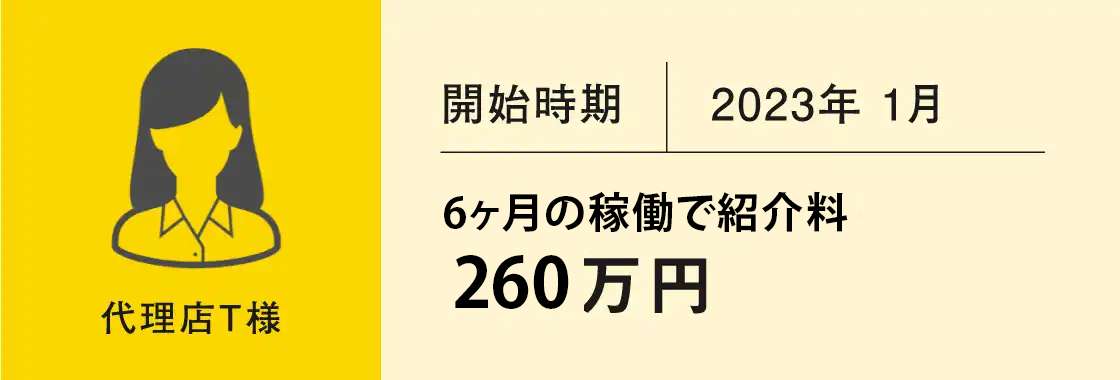 パートナー実績女性イメージ